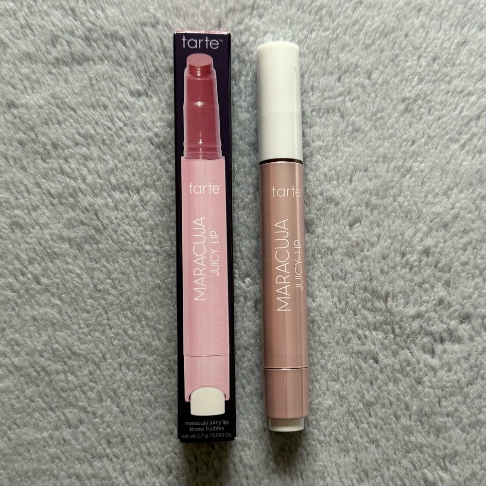 NIB Full Size Tarte Maracuja Vegan Juicy Lip Balm: Hibiscus